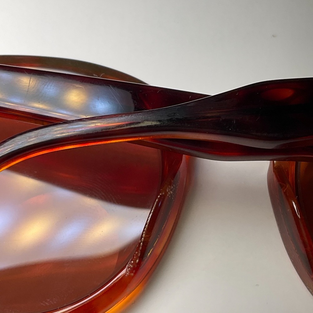 L.A. Eyeworks Vtg Sunglasses 123 104 Round Tortoiseshell Brown Frames Only - Picture 12 of 13